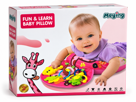 وسادة الاستلقاء على البطن للبيبي – Baby Tummy Time Pillow